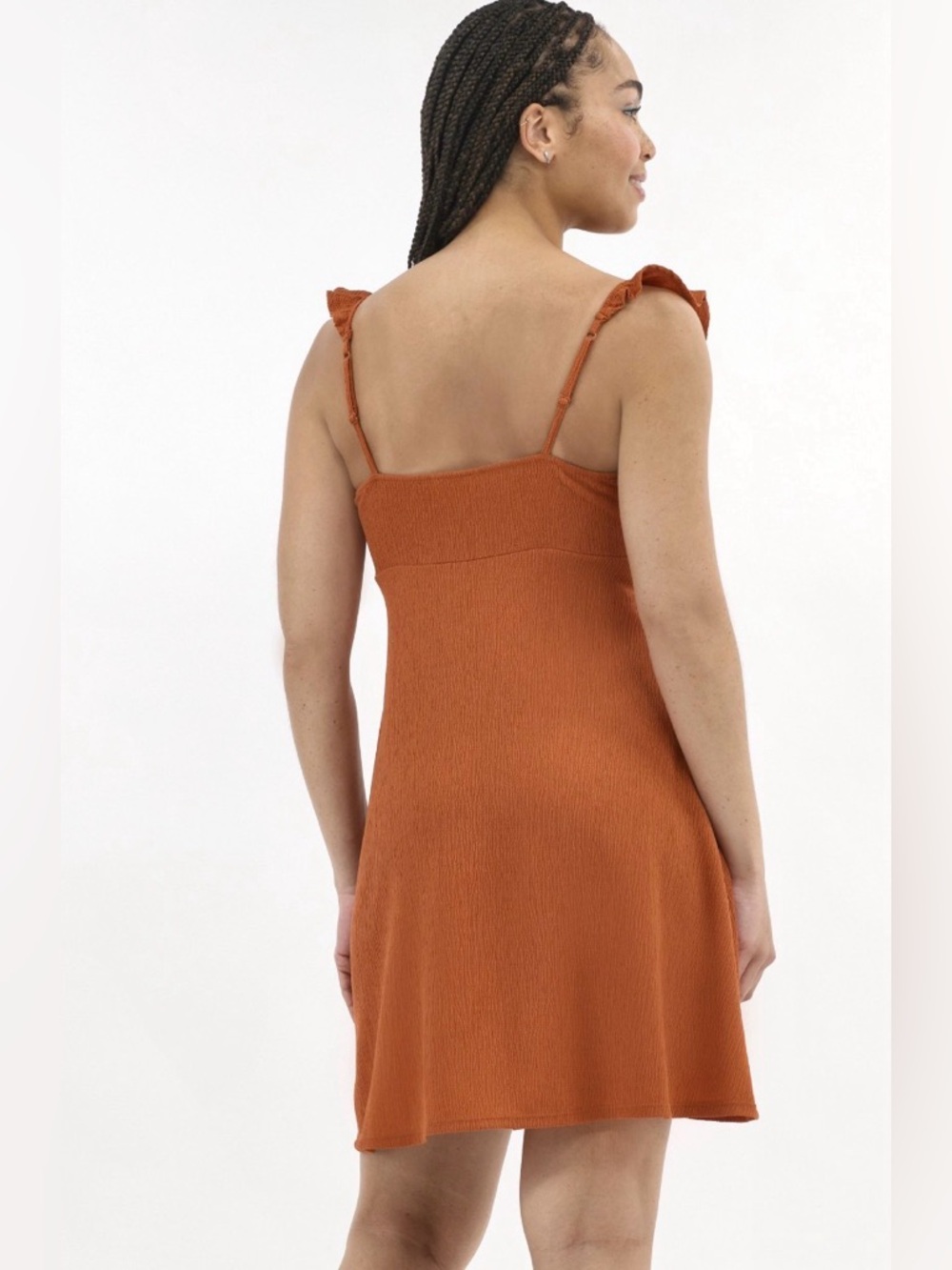 🌈 No Boundaries Tie-Front Mini Dress - Picture 2 of 3